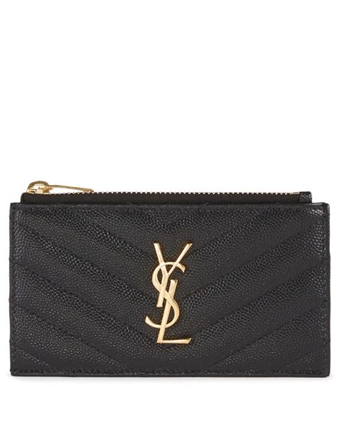 ysl card holder with zipper|YSL card holder australia.